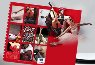 Affiches et brochures Scène Culturelle 2012-2013 de la ville de Castres
