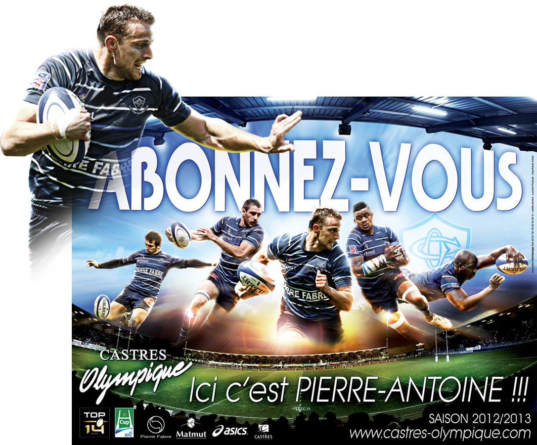 Campagne d'affichage 2012 du Castres Olympique