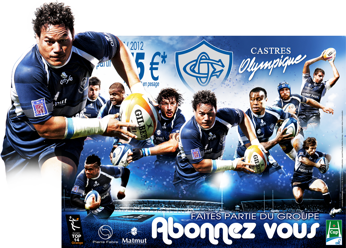 Campagne d'affichage 2011 du Castres Olympique